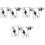 3Paires Boucles Oreilles Décor Poker , Style Chic Et 4