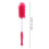 1Pièces Brosse De Nettoyage Rouge Silicone Pour Bébé Durable 2