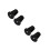 2Paires Bouchons De Guidon Noir Pour Route 9
