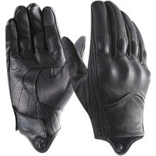 Leather Motorcycle Gloves for Men Touchscreen GM028