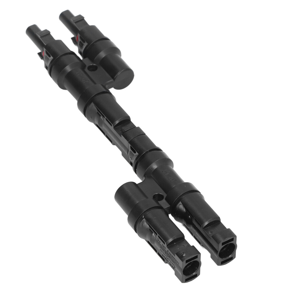Solar Branch Connector 2 To 1 Waterproof 40A 1000V Dc Black 7641387704094