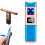 Rechargeable Refillable Torch LED Display Windproof 2