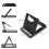 Universal Foldable Phone Stand for Vertical and Horizontal Viewing Adjustable Support Black 1