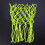 Basketball Hoop Indoor Heavy Duty Green 2 PCS 3