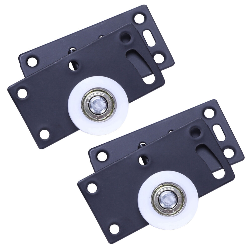 8Sets Sliding Door Wheels Rollers Pulleys Runners For Cupboard Wardrobe Cabinet Smoothly & Mute Nylon Wheels 9009879651390
