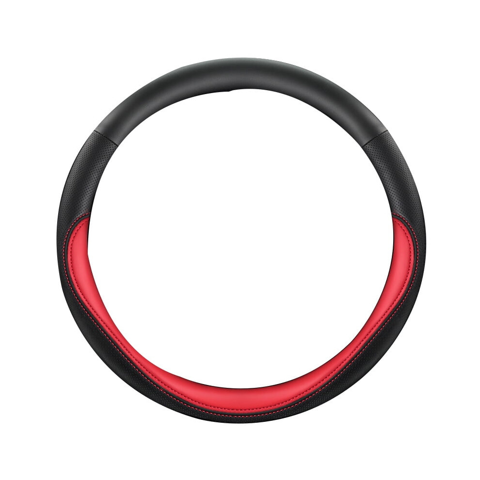 Universal Car Steering Wheel Cover Compatible With Toyota Corolla, Cross, Levin, Camry, Yaris, L Frontlander Â Napa Red 9009879649199