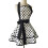 Cotton Retro Apron for Women Black 2