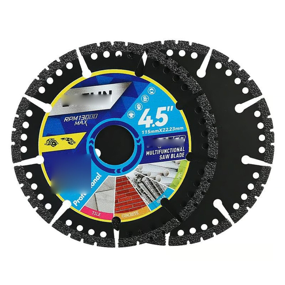 4-1/2"/115Mm Metal Cutting Disc, Circular Saw Blade 36T, Stainless Steel Tipped Cut Off Wheel For Steel, Ferrous Steel Pipe With 4/5" Arbor 9009879650027