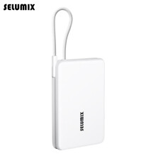 Mobile Phone Charger Power Bank with Built-in USB-C Cable