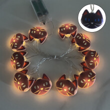 Halloween Lights, Halloween String Lights Scene Decoration LED Lights Suitable for Indoor and Outdoor Holiday Decoration Black C-at