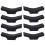32Pièces Rack Baguettes Noir Alliage Résistant Pour Couverts De Table 2