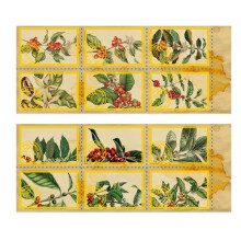 Type 1 20Pcs Vintage-Style Hot Stamp Paper, 36g