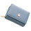 Light Blue Cartoon PU Leather Wallet, 6 Card Slots 1