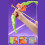 Orange Archery Bow Arrow with Light 40mAh 2xAG3 7