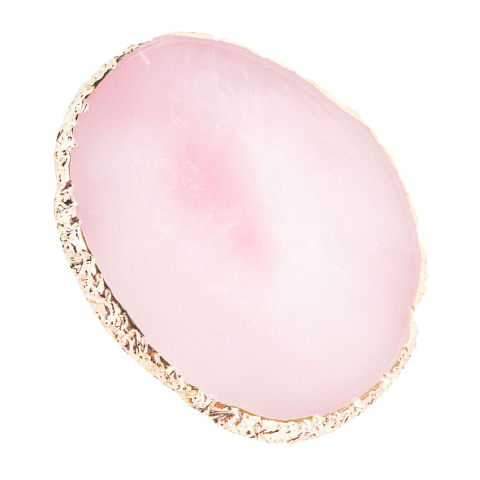 Pink/Gold Nail Art Palette Resin With Hem Trim