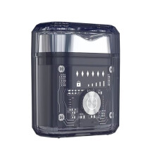New Electric Shaver Transparent Two-Way Shaver Portable Washable Long Endurance LED Display for Home Travel A