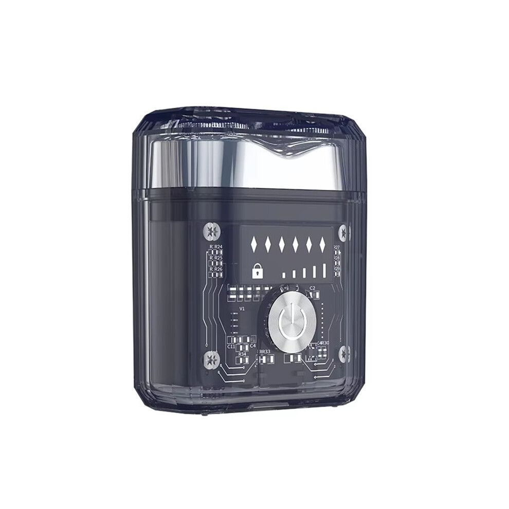 Photos - Hair Clipper New Electric Shaver Transparent Two-Way Shaver Portable Washable Long Endurance LED Display for Home Travel A