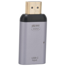 Type C to HDMI 4K Adapter 100W Aluminum Alloy Gold-Plated