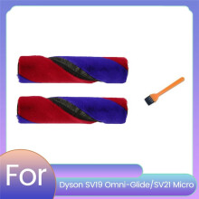 2PCS Main Brush for SV19 Omni-Glide/SV21 Micro Vacuum Cleaner Roller Brush Soft Velvet Roller Brush Replacement