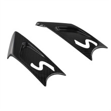Real Carbon Fiber Side Markers Scuttle Vents Overlay Cover Trim for Cooper R55 R56 R57 R58 R59 MK2 2007-2013