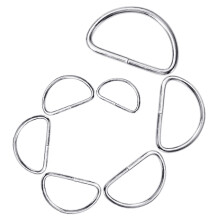 20Pièces Anneaux D Métalliques Argentés Pour Ceintures Accessoires