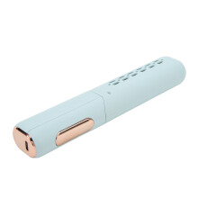 Wiederaufladbarer Mini-Haartrockner, 2000 mAh, 3 Temperatureinstellungen, 19 cm, Himmelblau
