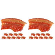 20Pièces Viande Factice Miniature Résine Décor Table Couleurs Variées