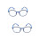 2Pièces Lunettes Anti- Enfant Flexible 7
