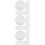 75Pièces Boules De Jeu Pour Soirée Blanches En PVC Durable 9