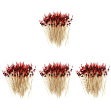 4Pièces Bâtonnets En Bois Multicolores Pour Cocktails Amuse-Bouches