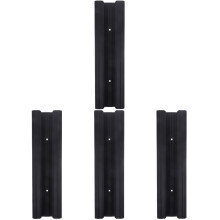 4Pièces Support Verres À Vin Compact Acier Noir Usage