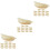 45Pièces Figurines Raviolis Simulés PVC Accessoires Décor 6