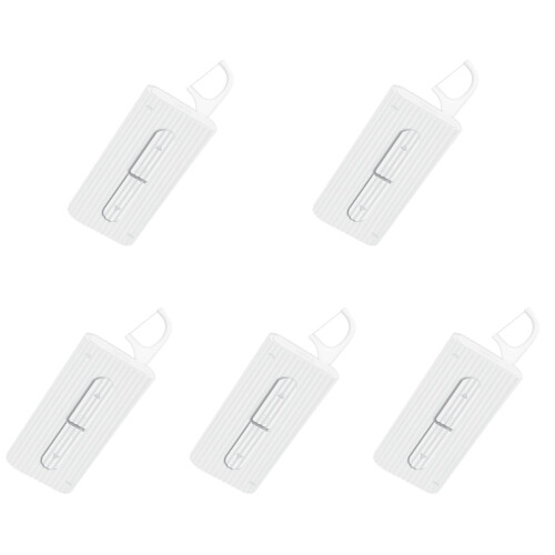 5Ensembles Floss Picks Blancs Jetables Pour Dentaires
