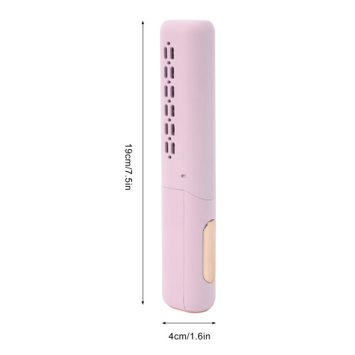 Pinza per capelli mini ricaricabile, 2000mAh, 3 temperature, 4x19cm, viola 1
