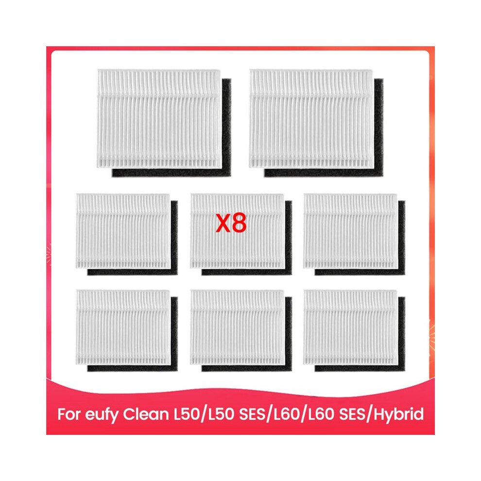 Replacement Filter Sets For Clean L50, L50 Ses, L60, L60 Ses/Hybrid, Robot Vacuum Accessories 4713492437310