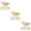 45Pièces Figurines Raviolis Simulés PVC Accessoires Décor 10
