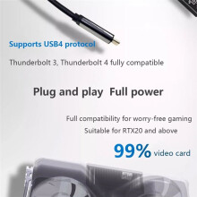 UT3G V1.6 for NUC ITX Notebook PC Card External USB 4.0 to PCIe X16 EGPU Adapter GPU Dock for 4