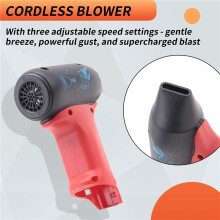 Portable Jet Violent Fan Powered Tool for 18V Lithium Battery with Adjustable Speeds for Blower