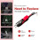 Replacement Trigger Assembly for  V10/V11/SV12/SV14 Vacuum Attachments Click-in Battery Type Trigger  Button 3