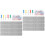 2Ensembles Bandes Tableau En Feutre Pour Mur Décoratif 5