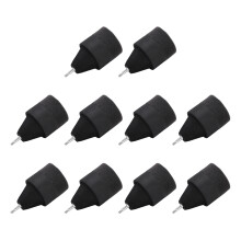 10pcs Safe Foam Arrowheads for Outdoor Archery, ABS & Aluminum, 5.5cm Diameter
