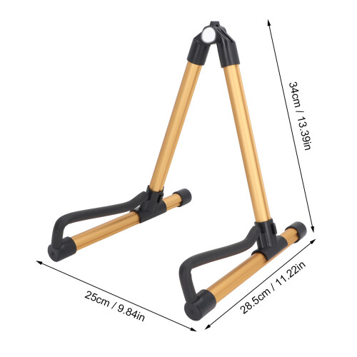 Foldable Guitar Stand Adjustable Holder Aluminum 1