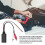 4Pcs Car Universal Wireless  Module Music Adapter Rca Aux Audio Cable 6