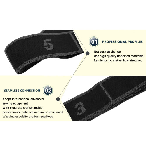Polyester Cotton Elastic Band for Dance Exercise