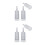 6Pièces Airlock Standard Pour Usage Fermentation Vin 8