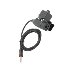 Verstellbarer Motorradhelm-Headset mit U94 PTT für VX-6R VX-7R Schwarz