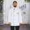 3Pcs White Long Sleeve Breathable Wearproof Coats 3