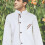3Pcs White Long Sleeve Breathable Wearproof Coats 4