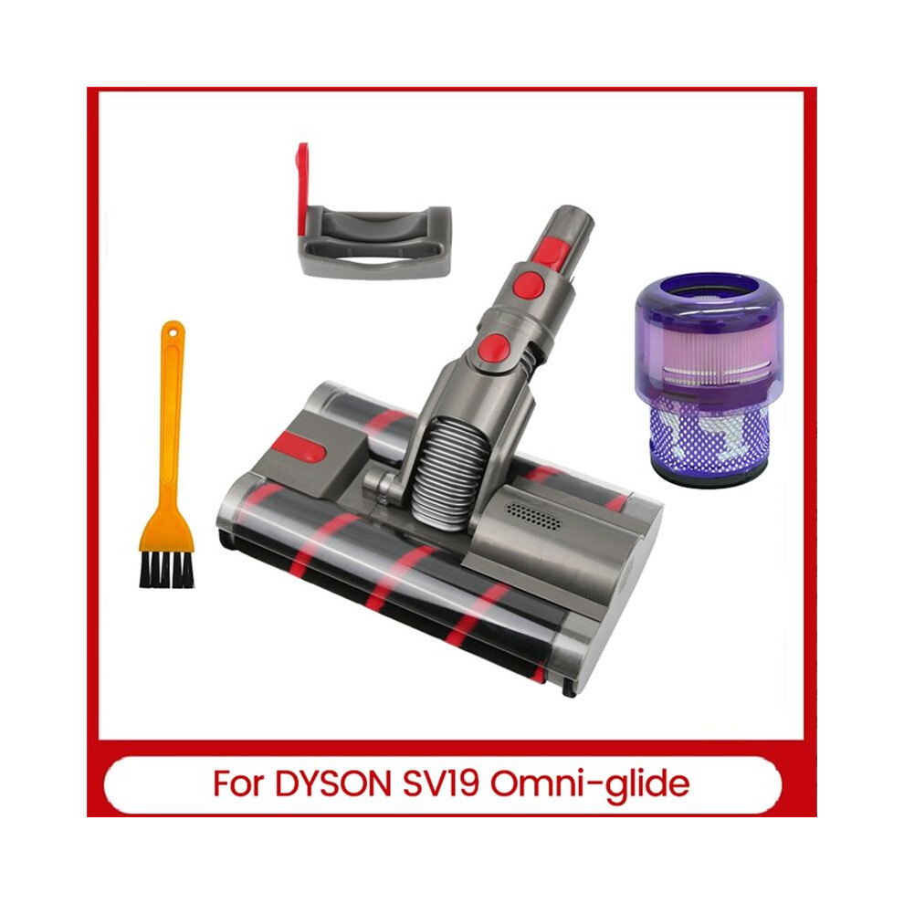 For Omni-Glide Sv19 Vacuum Attachment Replacement With Filter Soft Roller Cleaner Double Roller Brush 6032827827649