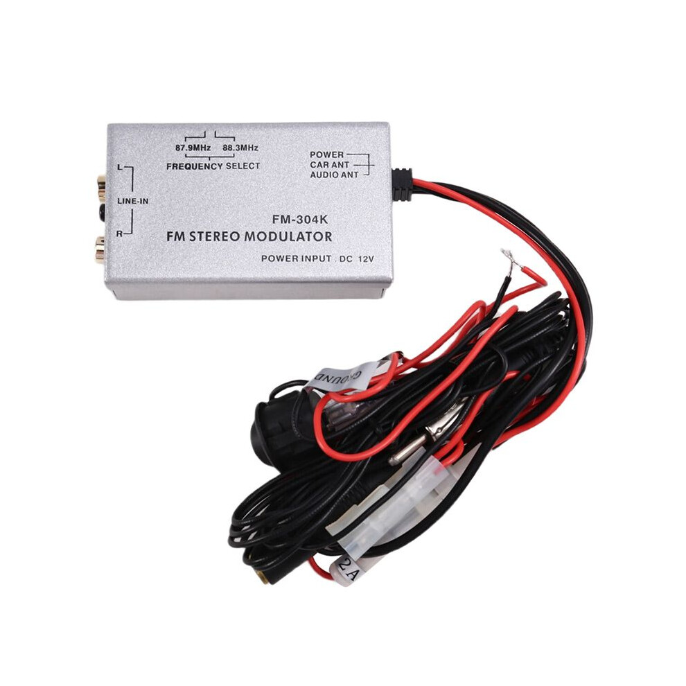 Auto-Fabrik-Radio Stereo Aux Rca Audio-Eingang Adapter Kabelgebundener Fm-Modulator Antennenanschluss